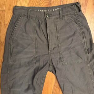American Eagle Women's Green Pants Size 0 Regular